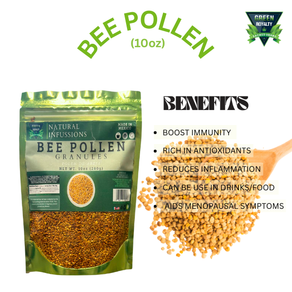 Green Royalty- Bee Pollen 10oz/ Polen de Abeja