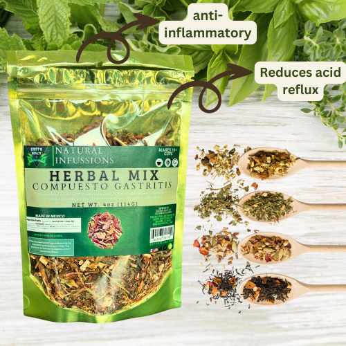 Green Royalty- Compuesto de Gastritis 4oz(114g)-Herbal Mix for Gastritis