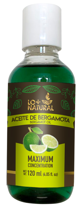 Lo+Natural Bergamot Oil/ Aceite de Bergamota (4oz)