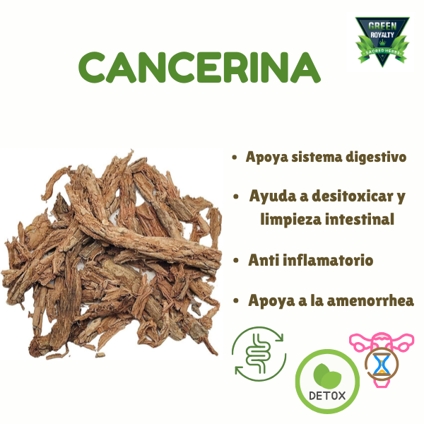 Green Royalty- Cancerina(4oz)/Greasewood Bark