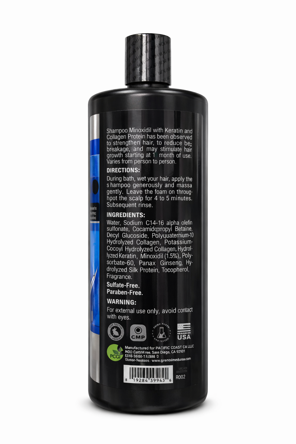 Green Royalty- Shampoo Minoxidil 1Lt