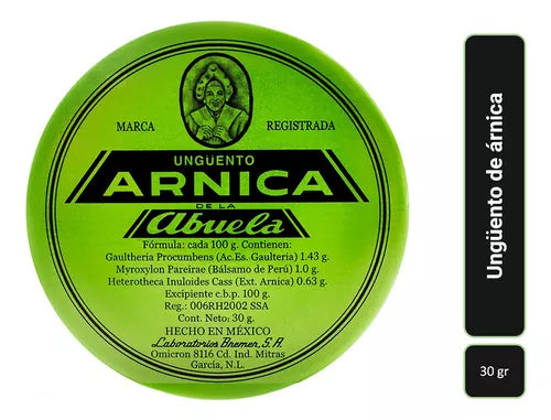 Pomada Corporal Arnica De La Abuela 30gr Dolores Musculares