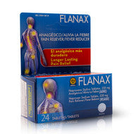 Flanax- Pain Reliever / Alivio del dolor x 24 Tabs