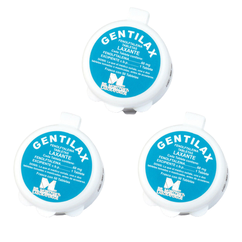 Gentilax Laxative (60mg) 3 pack