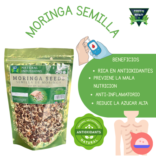 Green Royalty- Moringa semila(4oz)/Moringa Seeds