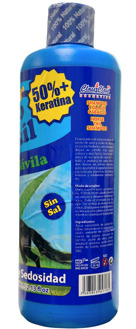 Labs Incredible SHampoo Cola de Caballo y Sabila (950ml) - LIBRE DE SAL