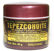 Del Indio Papago Tepezcohuite Night Cream 60gr/ 2.02Fl Oz - Reduce Expression Lines - Clarifies Skin Imperfections