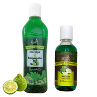 Lo+Natural Shampoo Moringa & Bergamota + Aceite de Bergamota