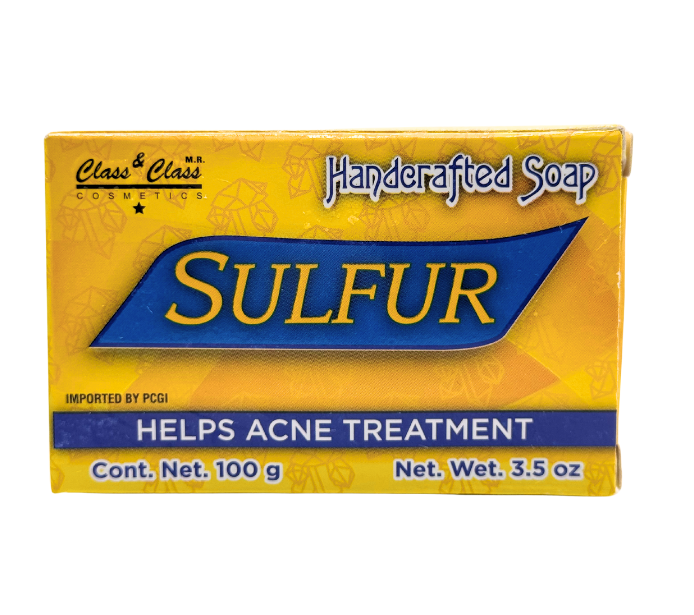 Labs Incredible Azufre Artisan Sulfur Soap Bar - 100g (3.5 oz) - Helps Oily Skin, Reduces Acne, and Promotes a Clear Complexion