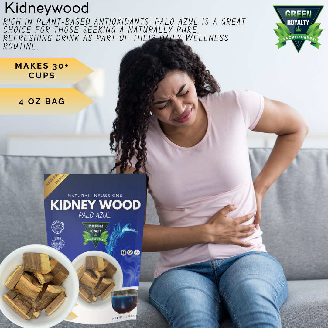 Green Royalty- KidneyWood Herb (4oz)/ Palo Azul (4oz)