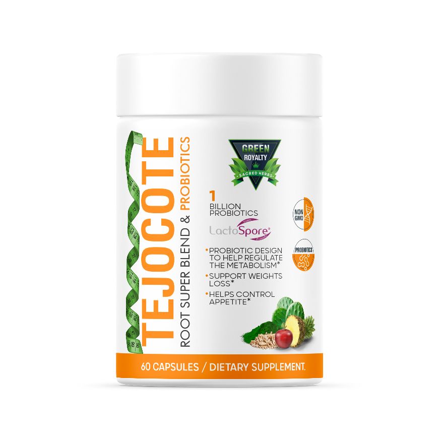 TEJOCOTE Root Super Blend & PROBIOTICS (60Cap) Weight Loss Premium Dietary Supplement | 1 Billion PROBIOTICS | Support Weight Loss |Helps Control Appetite - 2 Month Supply