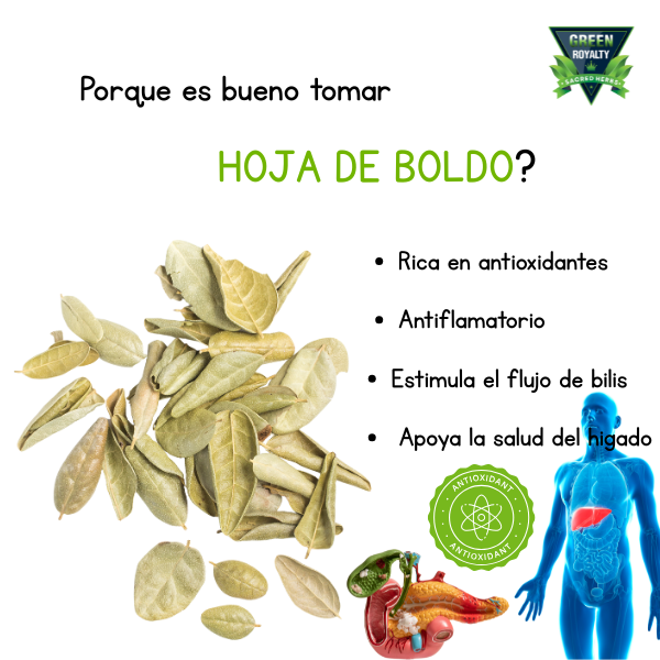 Green Royalty-Boldo Hoja(4oz)/Boldo Leaves